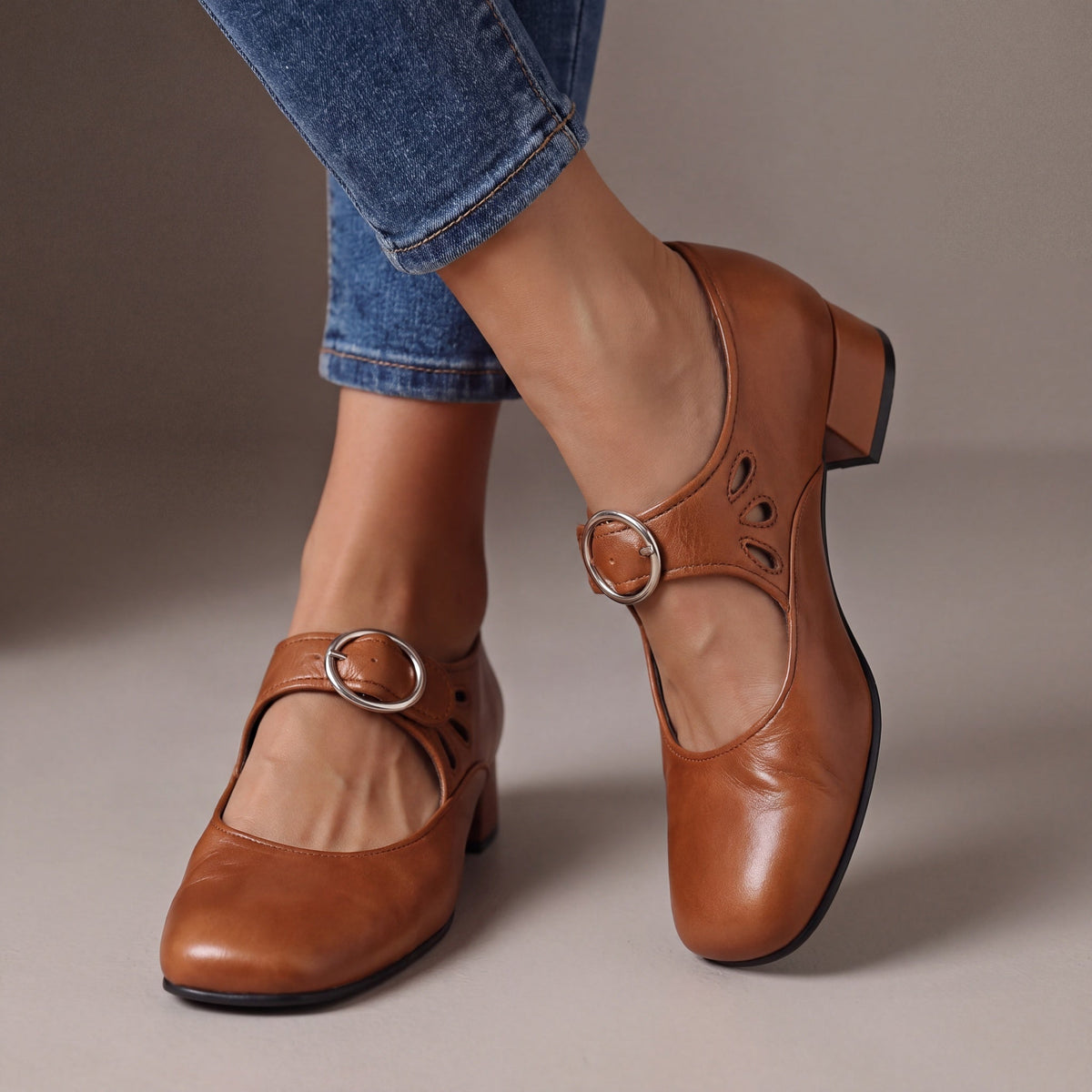 Josephine | Leather-Look Comfort Sandals