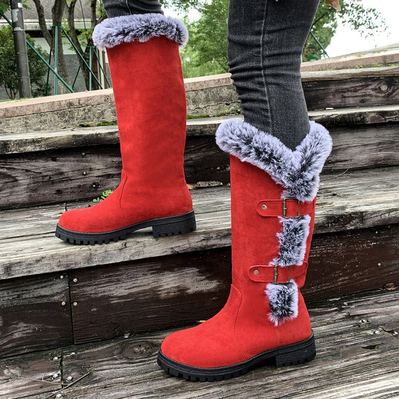 Aldina | Faux-Fur Lined Mid-Calf Winter Boots