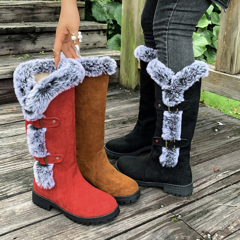 Aldina | Faux-Fur Lined Mid-Calf Winter Boots