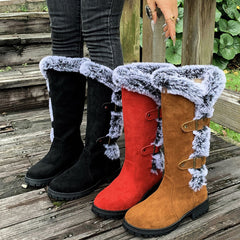 Aldina | Faux-Fur Lined Mid-Calf Winter Boots