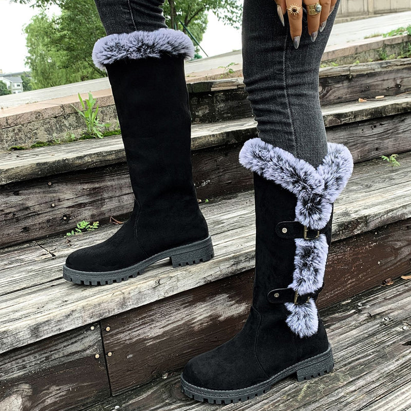 Aldina | Faux-Fur Lined Mid-Calf Winter Boots