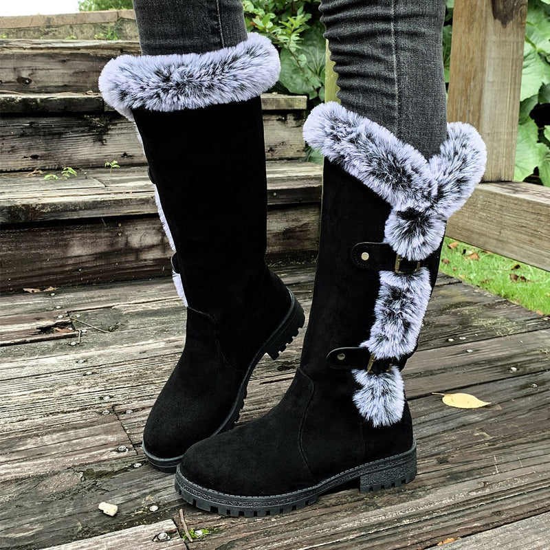 Aldina | Faux-Fur Lined Mid-Calf Winter Boots