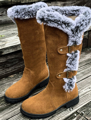 Aldina | Faux-Fur Lined Mid-Calf Winter Boots