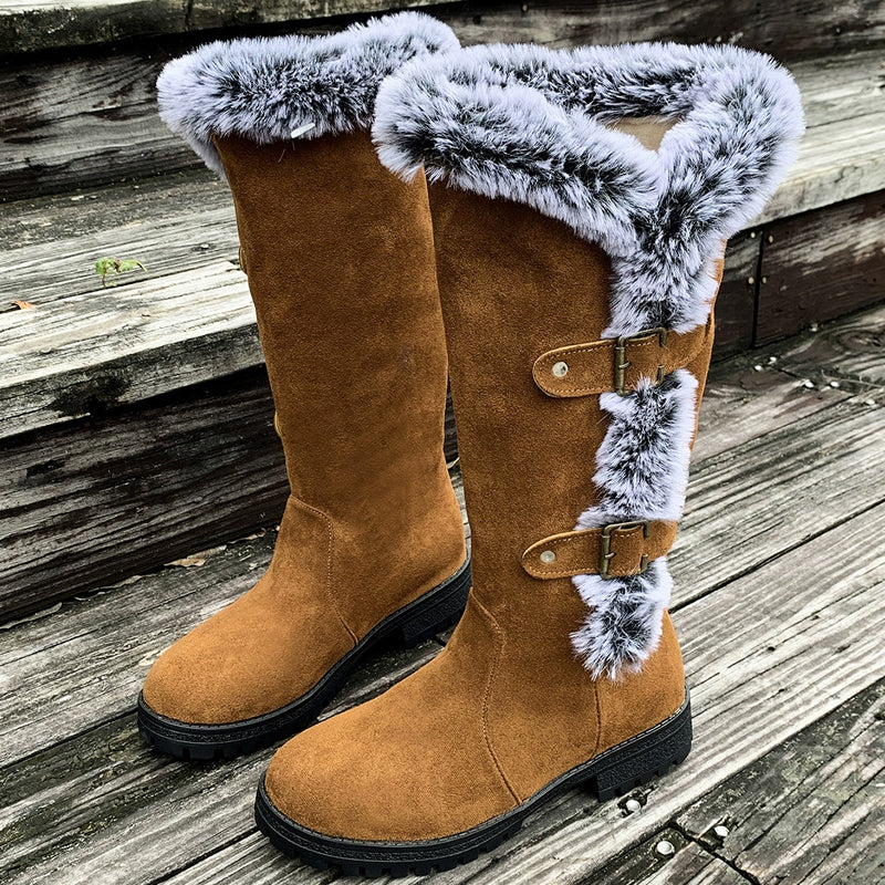 Aldina | Faux-Fur Lined Mid-Calf Winter Boots