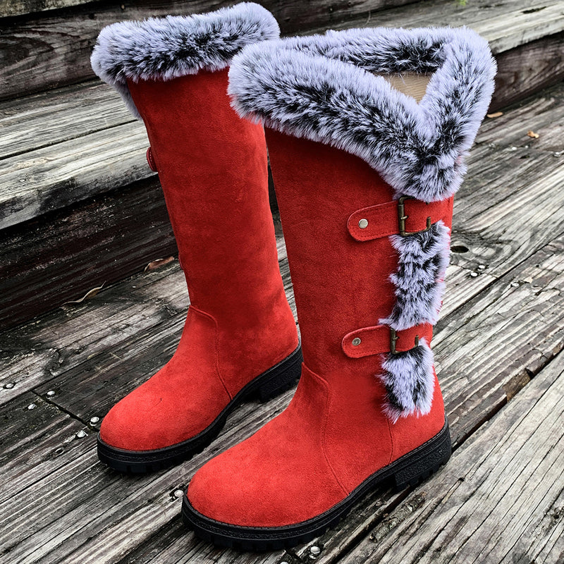 Aldina | Faux-Fur Lined Mid-Calf Winter Boots