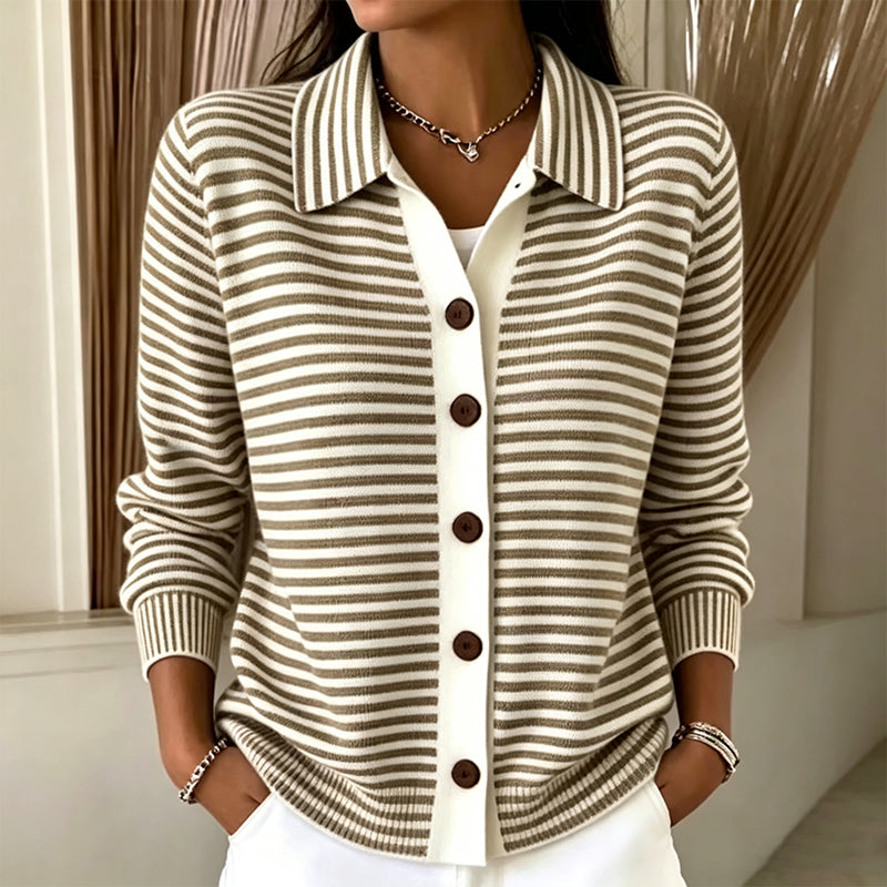 Olivia | Striped Cardigan