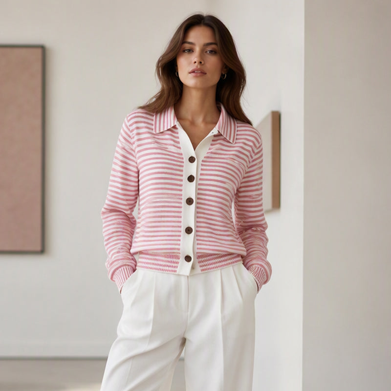 Olivia | Striped Cardigan