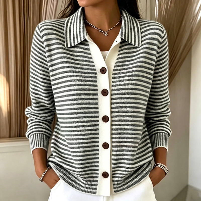 Olivia | Striped Cardigan