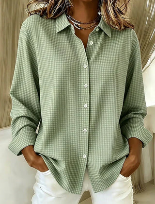 Winona | Relaxed Gingham Button-Front Shirt