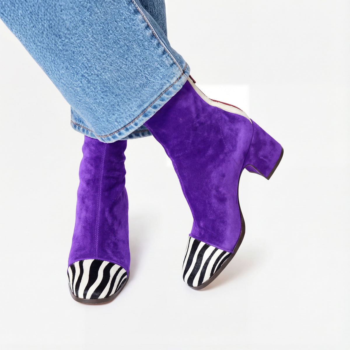 Auriana | Square-Heel Ankle Boots