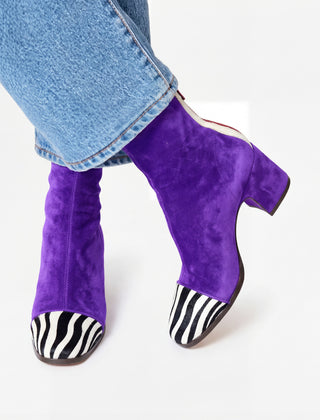 Viviana | Elegant Square-Heel Ankle Boots
