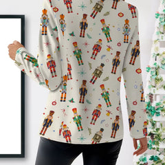 Vivenne | Nutcracker Print Blazer
