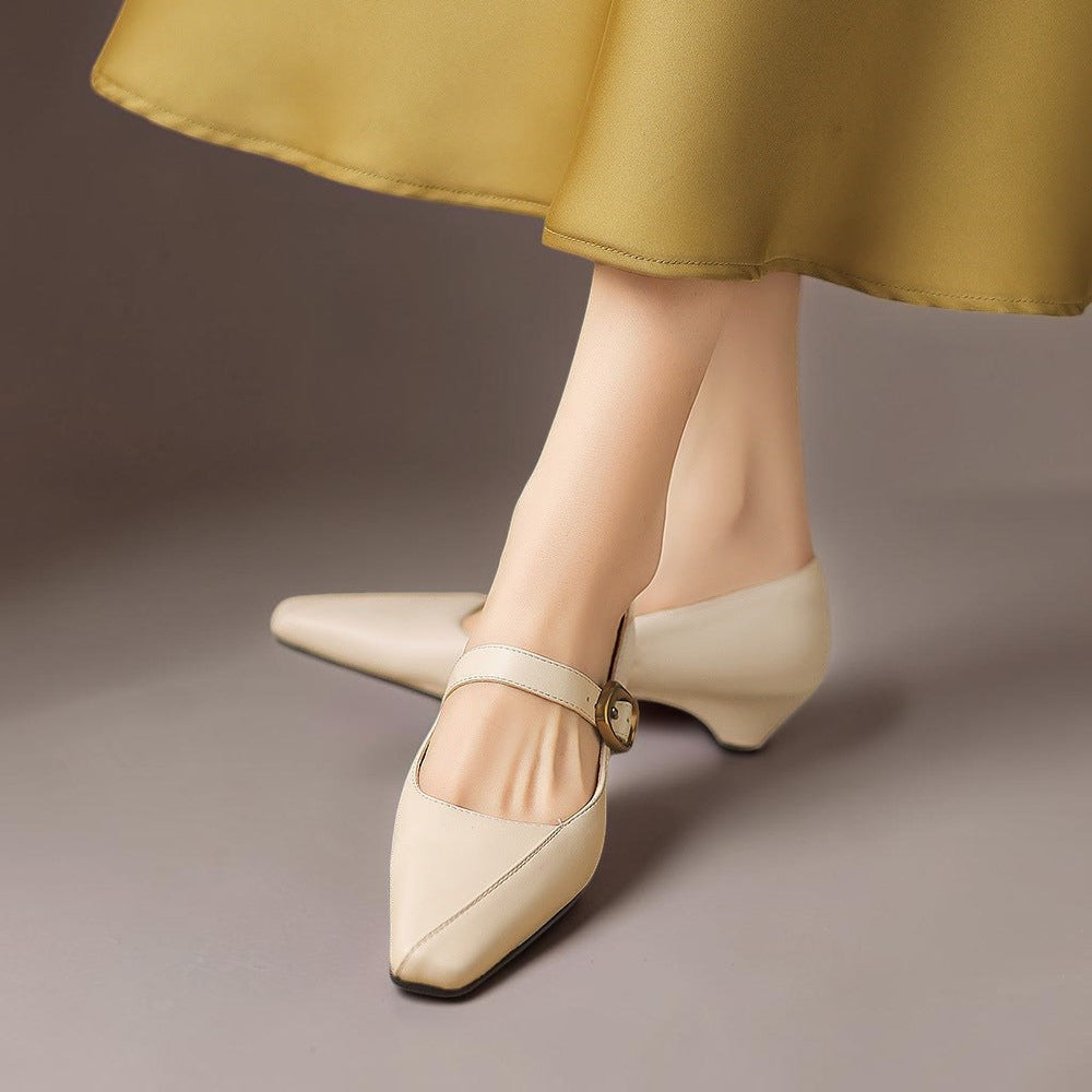 Zorae | Panelled Mary Jane Heels