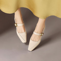 Zorae | Panelled Mary Jane Heels