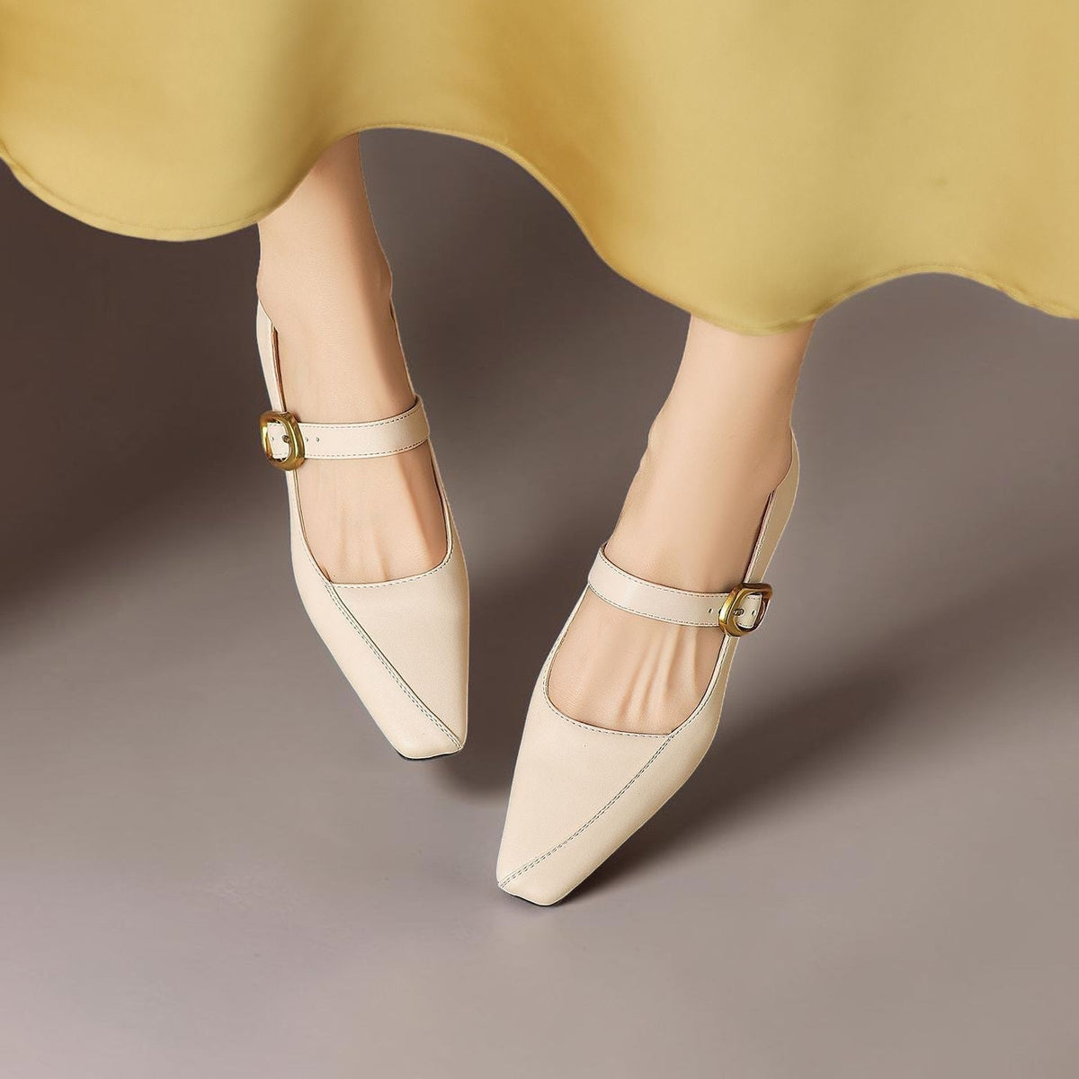 Zorae | Panelled Mary Jane Heels