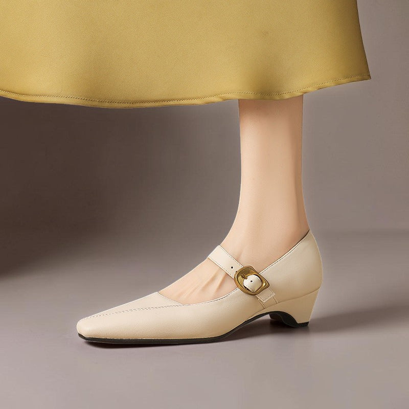Zorae | Panelled Mary Jane Heels