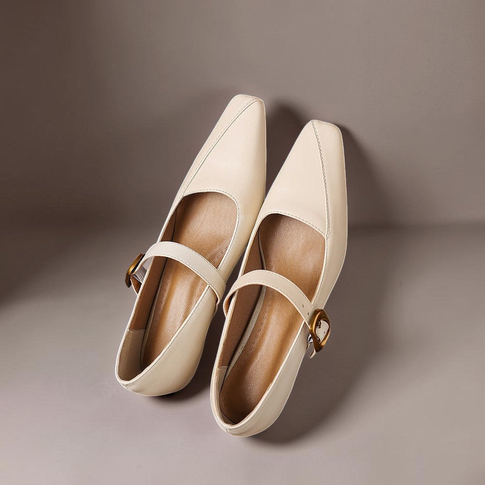 Zorae | Panelled Mary Jane Heels