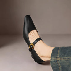 Zorae | Panelled Mary Jane Heels