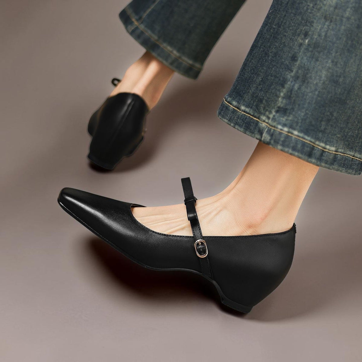 Niamh | Bow-Strap Mary Jane Pump
