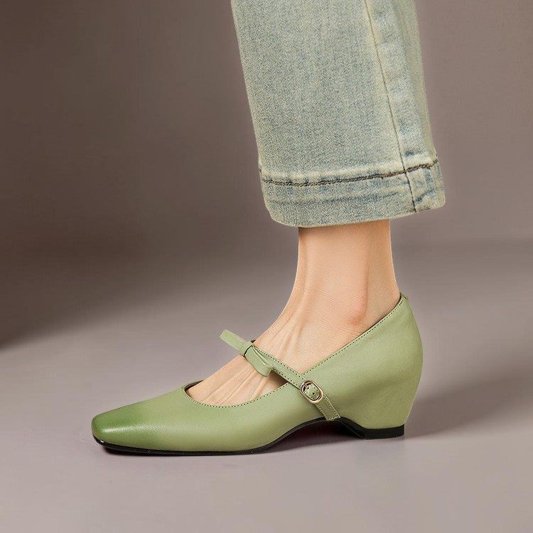 Niamh | Bow-Strap Mary Jane Pump