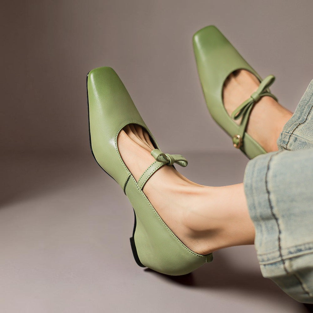 Niamh | Bow-Strap Mary Jane Pump