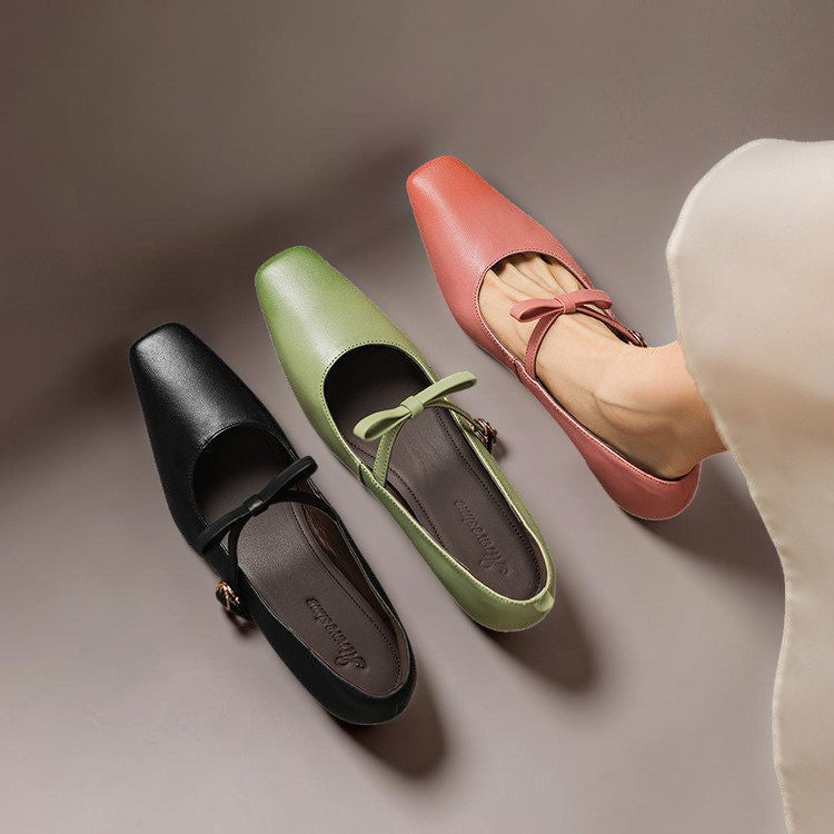 Niamh | Bow-Strap Mary Jane Pump