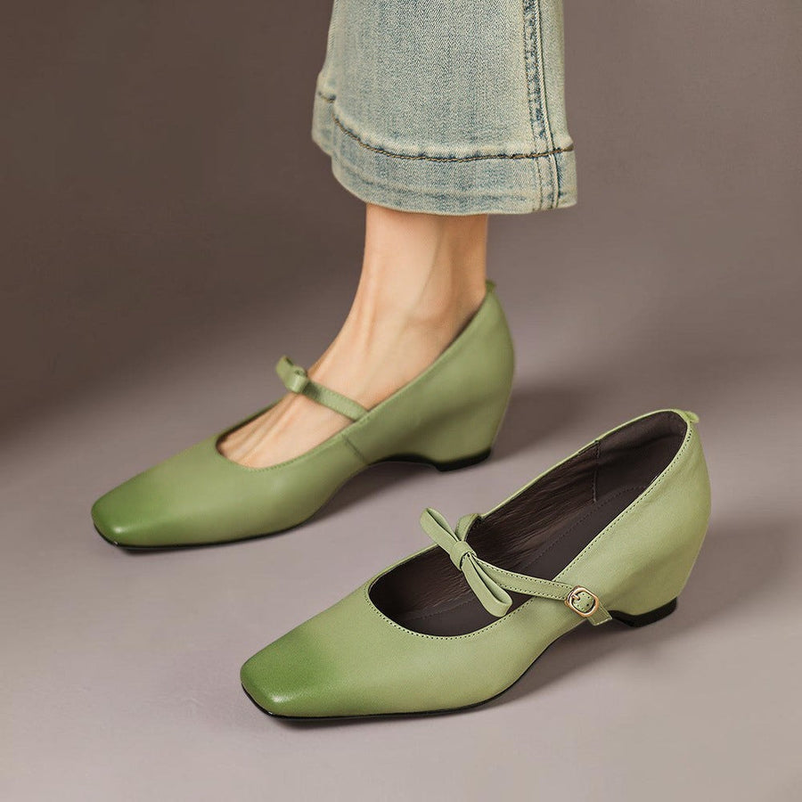 Niamh | Bow-Strap Mary Jane Pump