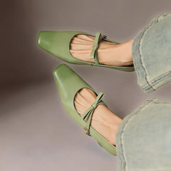 Bryony | Bow-Strap Mary Jane Court Shoes