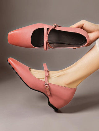Bryony | Bow-Strap Mary Jane Court Shoes