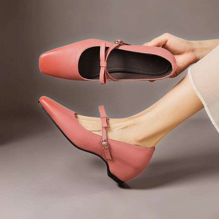 Niamh | Bow-Strap Mary Jane Pump