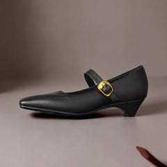 Zorae | Panelled Mary Jane Heels