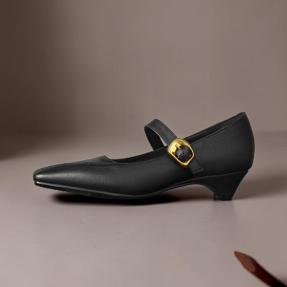 Zorae | Panelled Mary Jane Heels