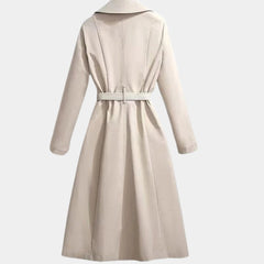 Camille | Belted Classic Midi Trench Coat