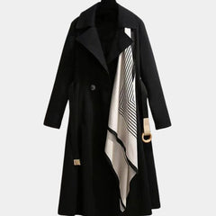 Camille | Belted Classic Midi Trench Coat