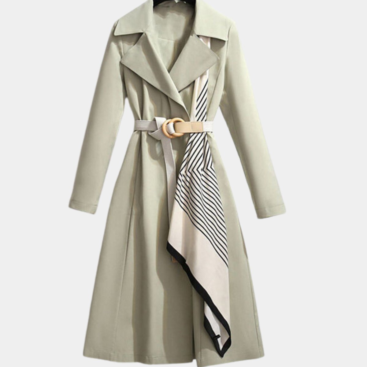 Susannah | Belted Classic Midi Trench Coat