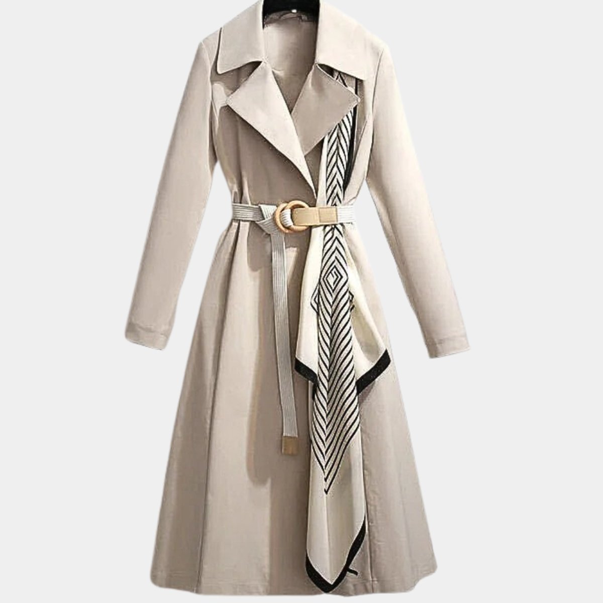 Susannah | Belted Classic Midi Trench Coat