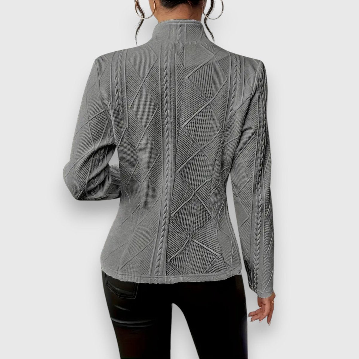Constance | Textured Cable-Pattern Jacket