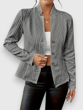 Augusta | Textured Button-Front Cardigan