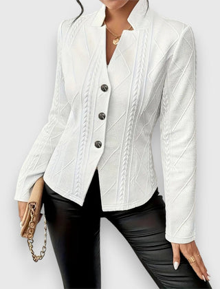 Constance | Textured Cable-Pattern Jacket