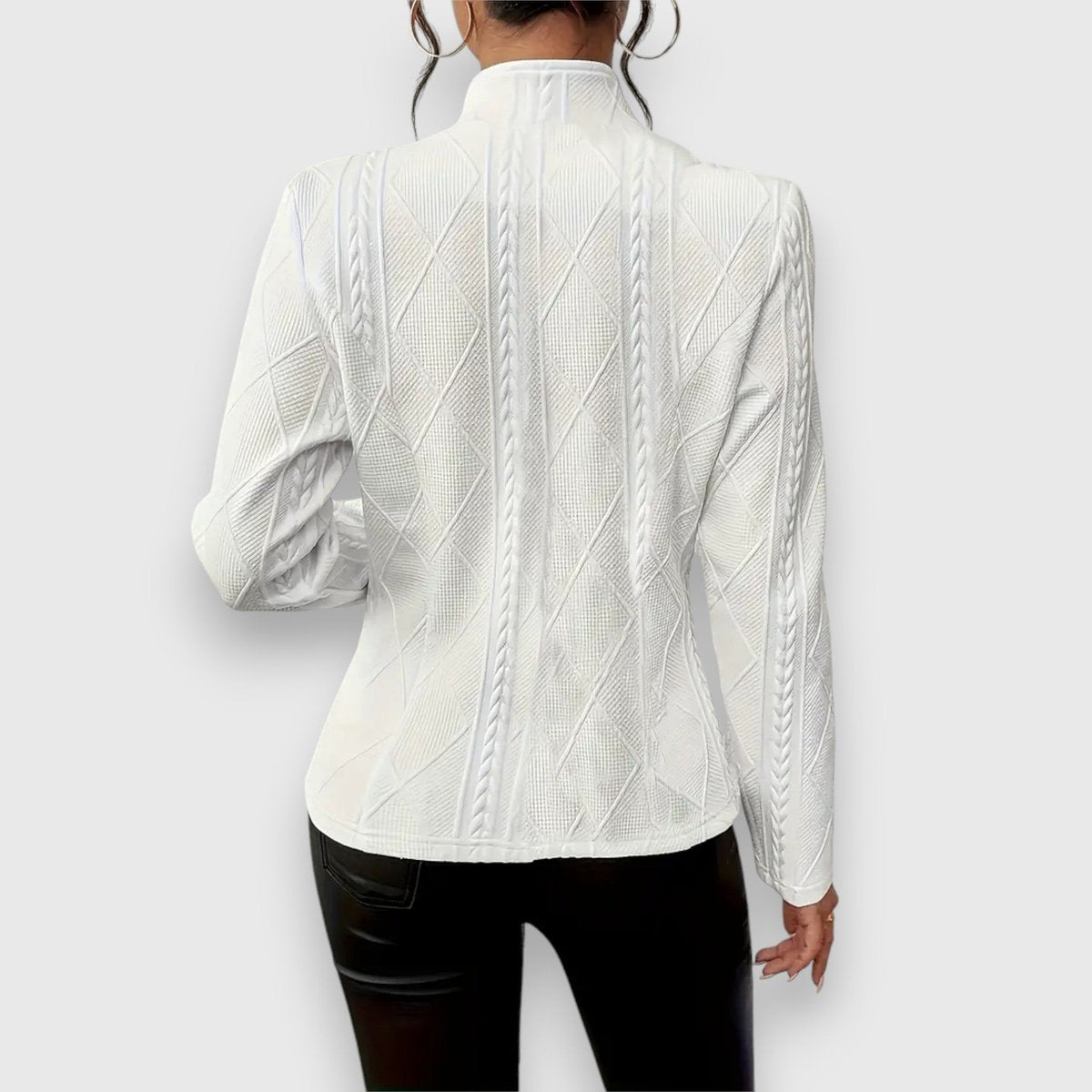 Constance | Textured Cable-Pattern Jacket