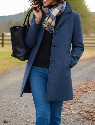 Rosa | Classic Mid-Length Single-Breasted Coat