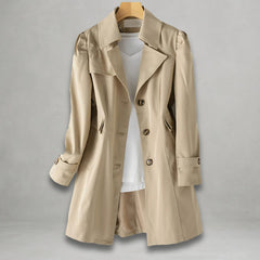 Isabelle | Tailored Single-Breasted Trench Coat
