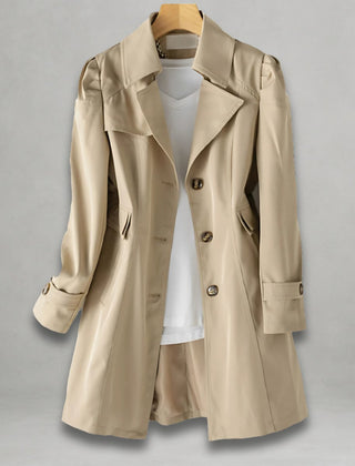 Isabelle | Tailored Single-Breasted Trench Coat