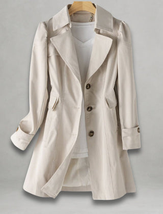 Isabelle | Tailored Single-Breasted Trench Coat