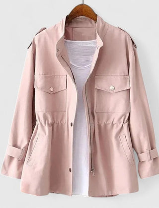 Delphine | Drawstring-Waist Utility Jacket