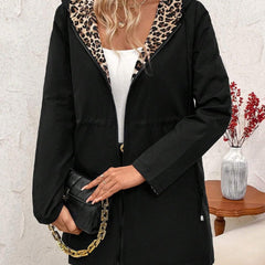 Hattie | Reversible Hooded Zip-Up Jacket