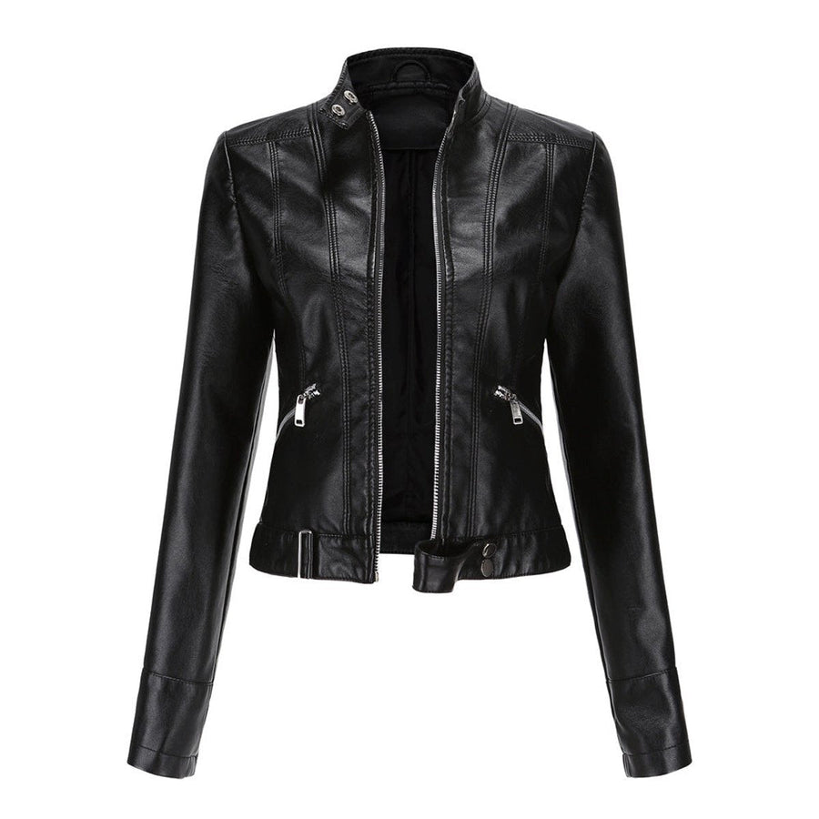 Sasha | Cropped Moto Jacket