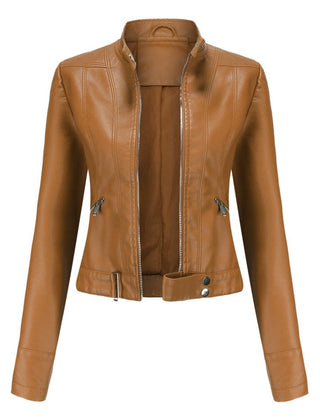 Sasha | Cropped Moto Jacket