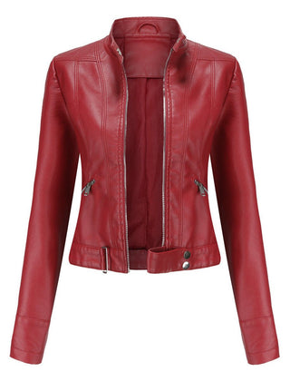 Sasha | Cropped Moto Jacket