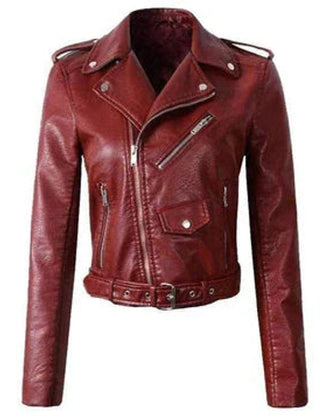 Rita | Belted Biker Jacket